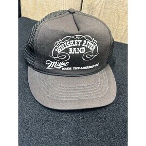Vintage Whiskey River Band Miller Beer Snapback Hat/Cap